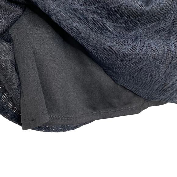 BCBGeneration BLACK Off Shoulder Ruffle Cocktail Lined Lace Dress Small S NEW - Picture 5 of 9